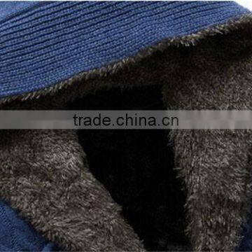 Button Down Pattern Sweater Jersey Heavy Knit Cardigan Man photo-6