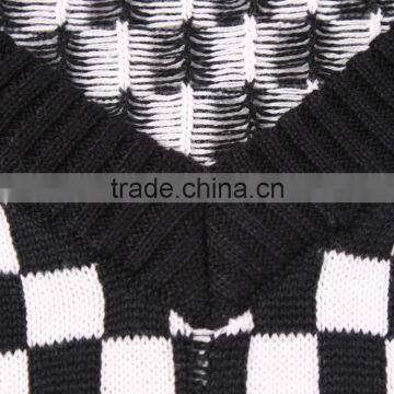 Cotton V Neck Pullover Sweater Knitting Pattern photo-3