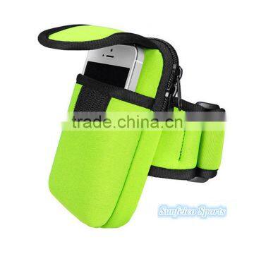 Sports Armband Cell Phone Running Exercise SweatProof Water Resistant Arm Band Key Holder~6 Colors~Accept Custom