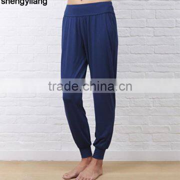 2016 High Quality OEM/ODM Bamboo Product Custom Sports Pants Loose Yoga Pants in Guangzhou photo-2