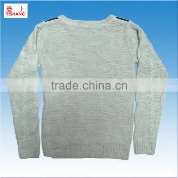 Latest Women Clothes Cable Sweater,5GG,90%Acrylic 10%Wool photo-2