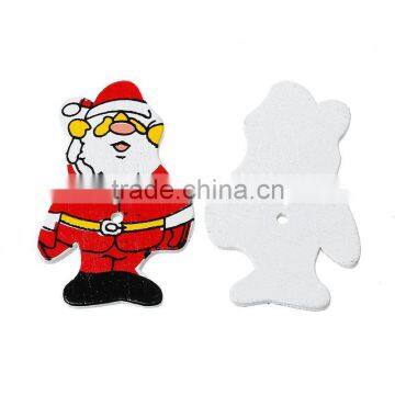 Cheap Mixed Order Accepted Christmas Santa Claus Two Holes Wood Button