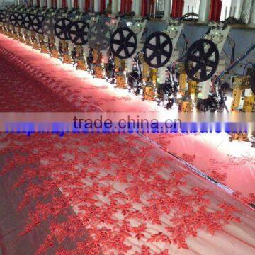 fushun 428 28heads cording coiling beads and sequin and flat computerized embroidery machine