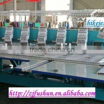 fushun 906 6heads flat fabric computerized embroidery machine