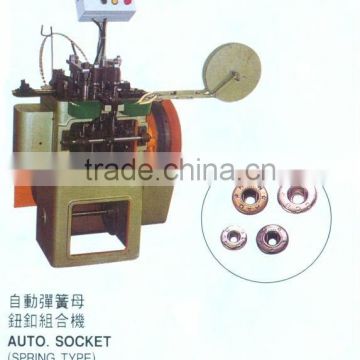 Socket & Button Press Assembling Making Machine