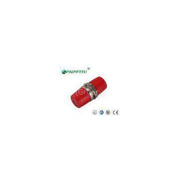 Single Mode Simplex FC Small D Fiber Optic Adapter Red