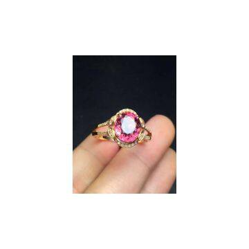 Neefly Nature Tourmaline Ring 18k Gold Diamond M1466R2463 photo-2
