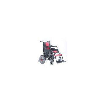 Manual Brake Portable Electric Powered Wheelchairs Smooth Liquid Painting