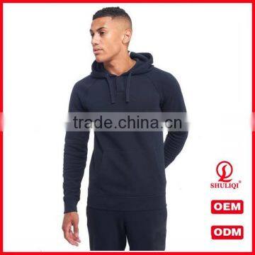 High Fashion Design Men Navy Blue Tracksiut Wholesale /quick Dry Cotton Fleece Sweatsuit H-2105
