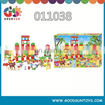 plastic construction creative cheap building blocks toys for kids