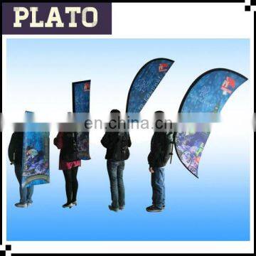 Digit Printing Rectangular backpack Banner, Teardrop Banner Backpack flag, sail backpack flag for advertising