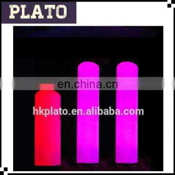 Red light up column for show/inflatable led column model for gift