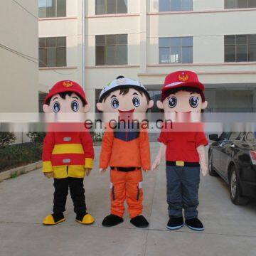 Factory direct sale fireman sam mascot costume for adults