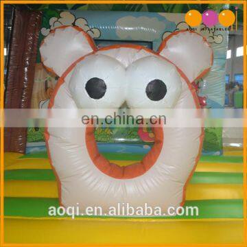 AOQI Cheap Price Safari Park Inflatable Combo Jumper With Slide for Kids photo-4
