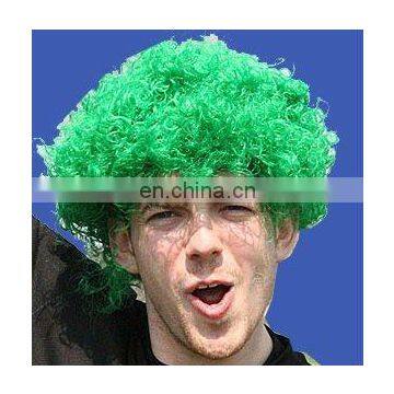 Wholesale sport fans afro wig for NFL/MLB/NBA/NHL s fans