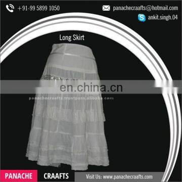 2017 Latest Design High Waist Beautiful Long Skirt photo-2