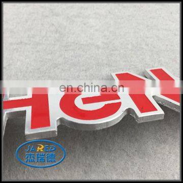 Fancy Car Decoration Custom Name Metal Painting and Brushed Engraved Aluminum Label photo-3