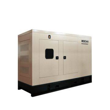 Weichai soundproof genset 40kw low rpm diesel generator