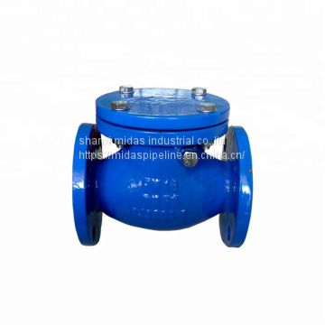 DIN ductile cast iron swing check valve PN25