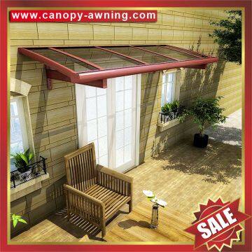 aluminum aluminium metal alu outdoor gazebo patio door window canopy canopies cover awning shelter polycarbonate for sale