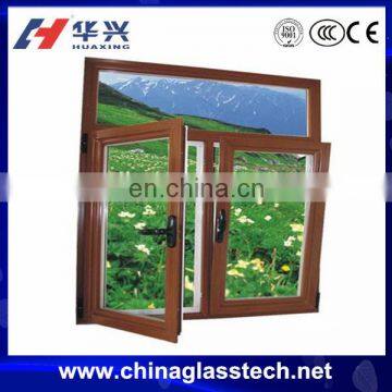 CE/ISO Approved Laminated Glass Pour inside flat open dual purpose latest window designs