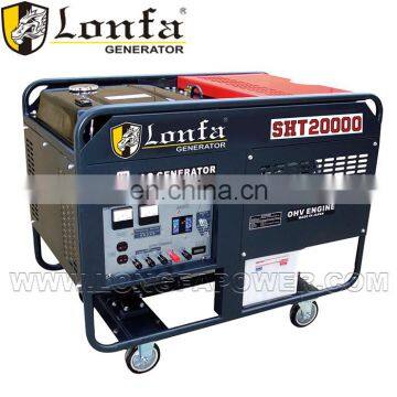 6kW genuinehonda air cooled gasoline Welding Generator electric start 380V