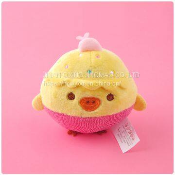 OEM ODM Cute plush chicken pendant cartoon plush toys, mobile phone