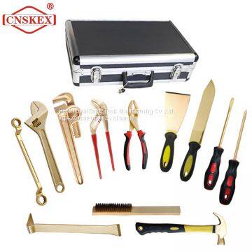 Non-sparking tools set-16pcs material Aluminum bronze hand tools