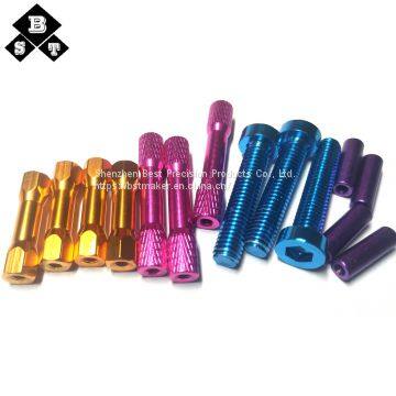 China CNC Factory High-quality CNC Anodized Aluminum Part With Sandblasting Finish photo-5