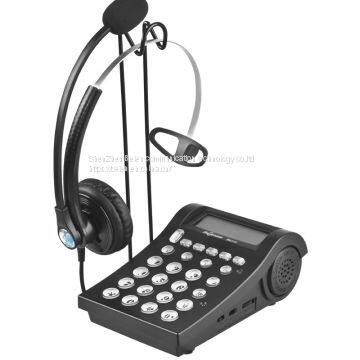 China BN220 business telephone +A16 business telephone headset for call center