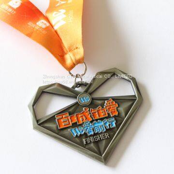 Factory cheap custom metal running finishers sports medals metal medal for Poland