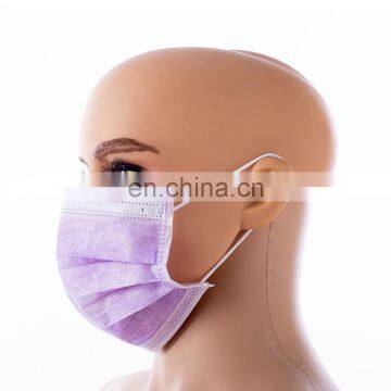 Nonwoven 3 ply 50pcs/box Earloop Disposable Face Mask