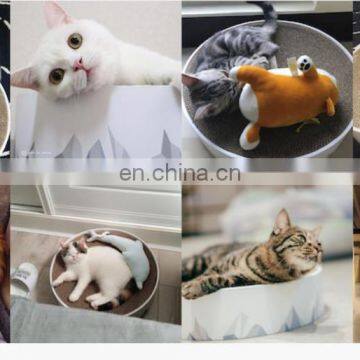 Corrugated Paper Wear-resisting Pet Toy Cat Scratcher Scratching Board Lounge For Climbing photo-5