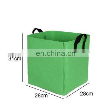 1/3 / 5 / 7 / 10 / 15 / 20 / 25 / 45 / 60 Gallon square Felt Fabric Grow Bag for trees and flower