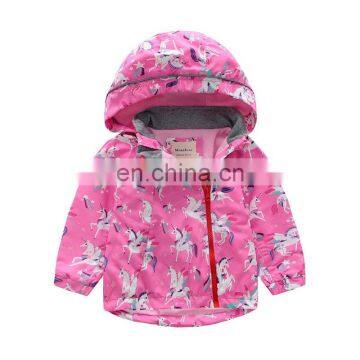 RTS Горячие продажи. Популярный весенне-осенний капюшонный пиджак для девушек с мультяшной печатью photo-4