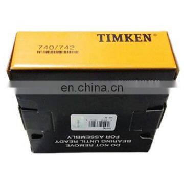 distributors price list inch series timken tapered roller bearing 740/742 rubber coated bearing for trailer axle