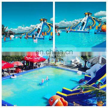 Commercial Grade Summer Popular Aero Air Inflatable Rectangular Deep Swimming Pool for Sale