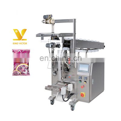 Airtight 50g Pouch Packing Back Seal Fully Bag Feed Semi Automatic Candy Packaging Machine