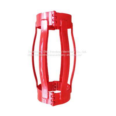 Welded bow spring centralizer