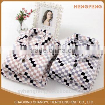 Family home wear soft flannel pajamas sets