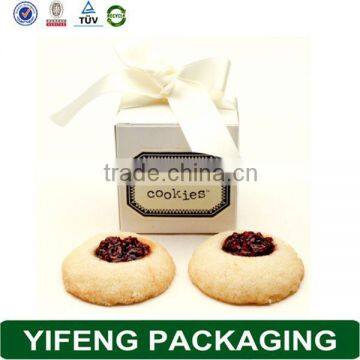 Pretty Food Packaging Decorative Wholesale Craft Paper Cookie Box