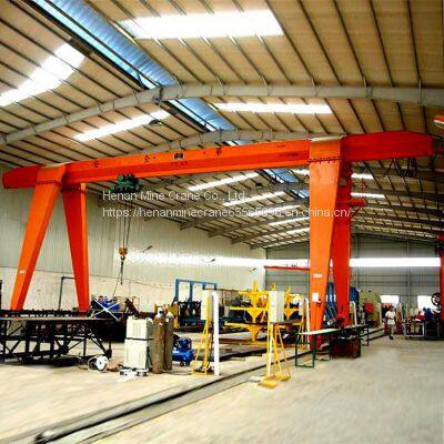 MH Type Span 35m 20t A4 Single Girder Hoist Gantry Crane with Cantilever