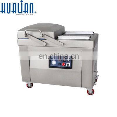 HVC-410S/2B Hualian Industrial Plastic Bag Portable Automatic Double Chamber Food Sealer Vacuum Packing Machine