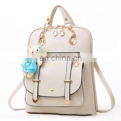 Fashion Backpack Pu Leather, Women Girls Pendant Backpack Purse Shoulder Hobo Bag Satchel Top-handle Bags/