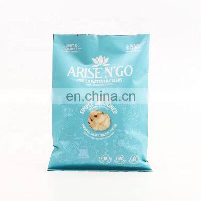 Custom Printed Snack Puffs Food Popcorn Potato Chips Packaging Bag Metallic Foil Coated Popcorn Bags