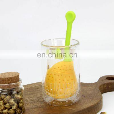 Customized Logo Loose Leaf Teapot Kitchen Accessories Stainless Steel Tea Strainer Infuser