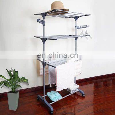 Top Selling Clothes Rack Easy to Assemble Clothes Drying Rack Household Foldable Storage Drying Rack Clothes photo-5
