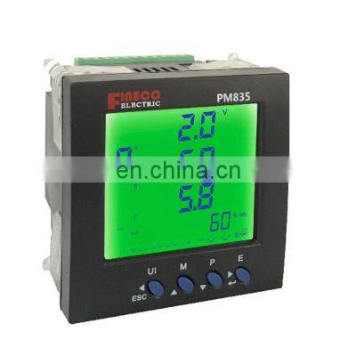 PM835 3phase digital panel smart meter 485 in current meters