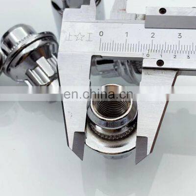 AUSO Car Modification Chrome M12*1.5 Car Wheel Nut Rim Lug Nuts Auto Parts For Camry