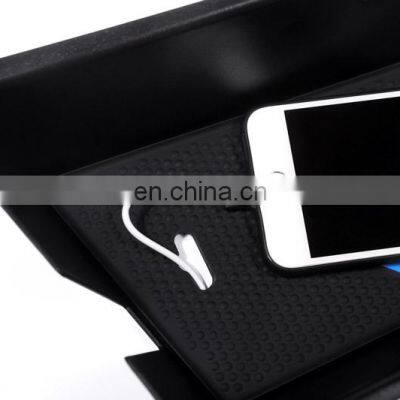 For BMW X1 F48 2016 2017 Car-Styling Plastic Armrest Storage Box Phone Tray Car Auto Accessories for Left Hand Driver photo-4